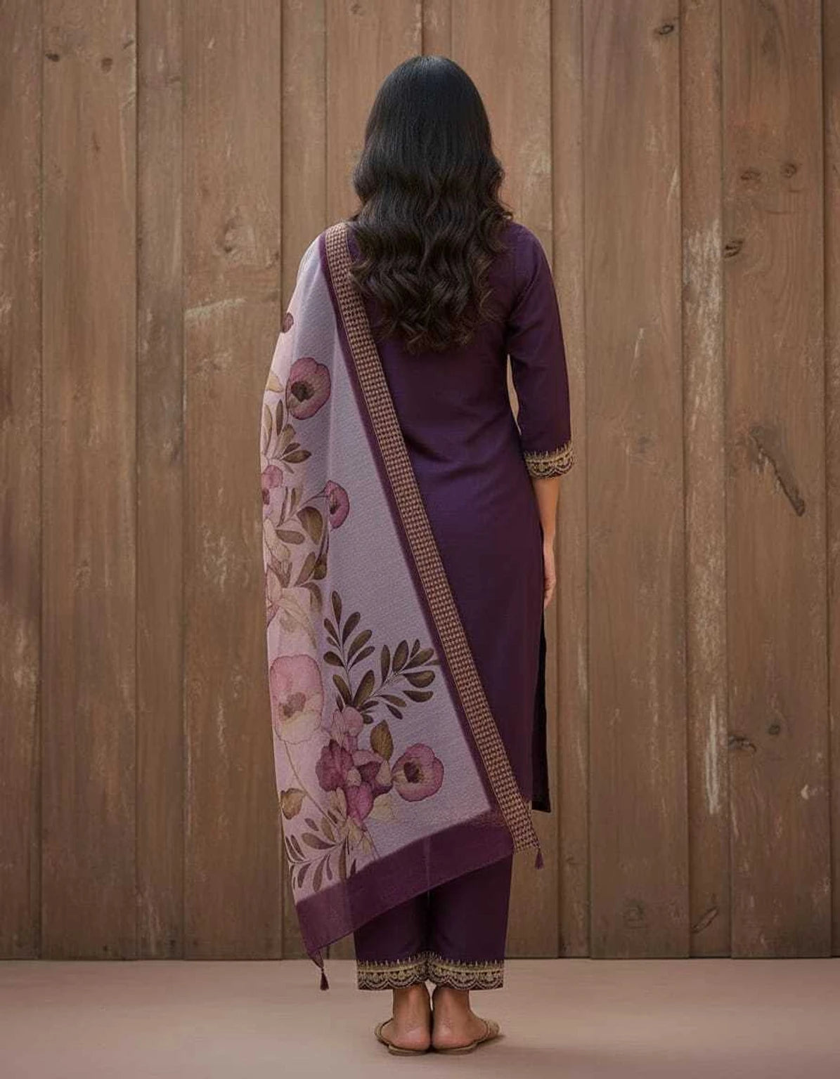 FASHION Embroidered Kurta, Trouser/Pant & Dupatta Set