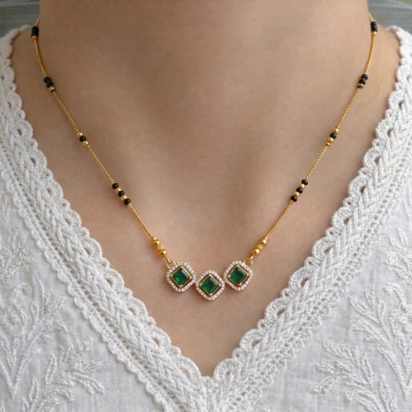 Anshika Gold Plated Mangalsutra
