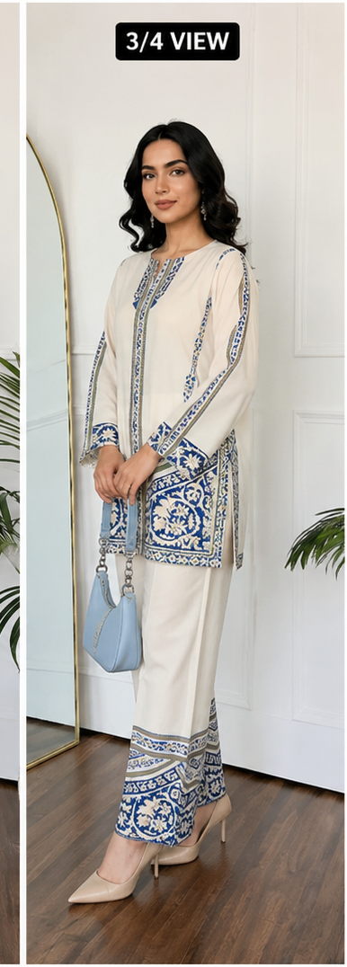BLUE AANGAN - Imported Rayon