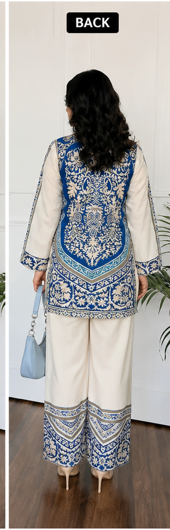 BLUE AANGAN - Imported Rayon