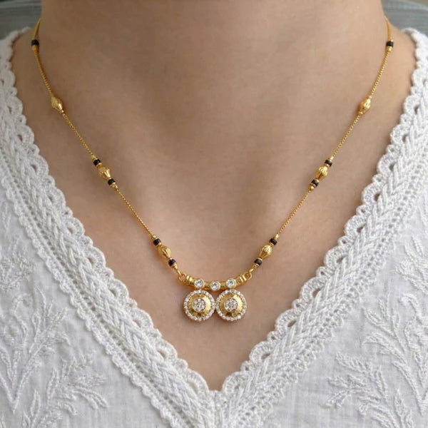 Manasvi Gold Plated Mangalsutra