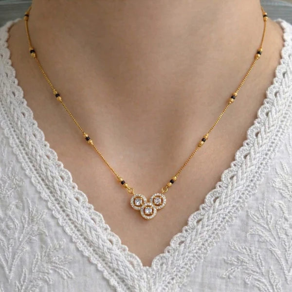 Ojasvi Gold Plated Mangalsutra