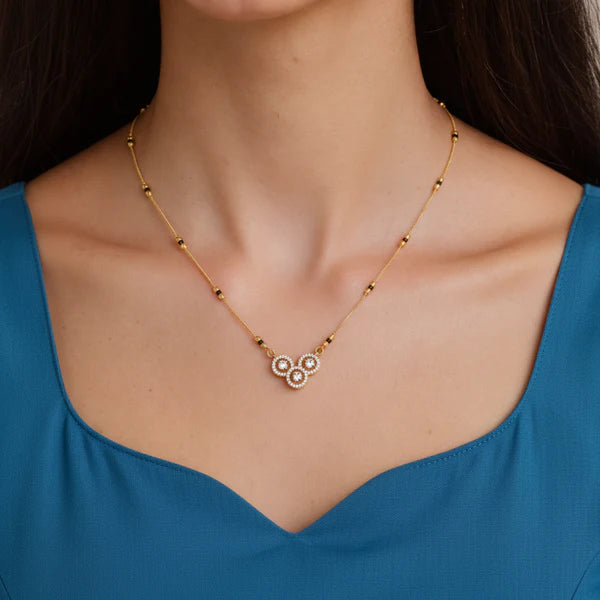 Ojasvi Gold Plated Mangalsutra
