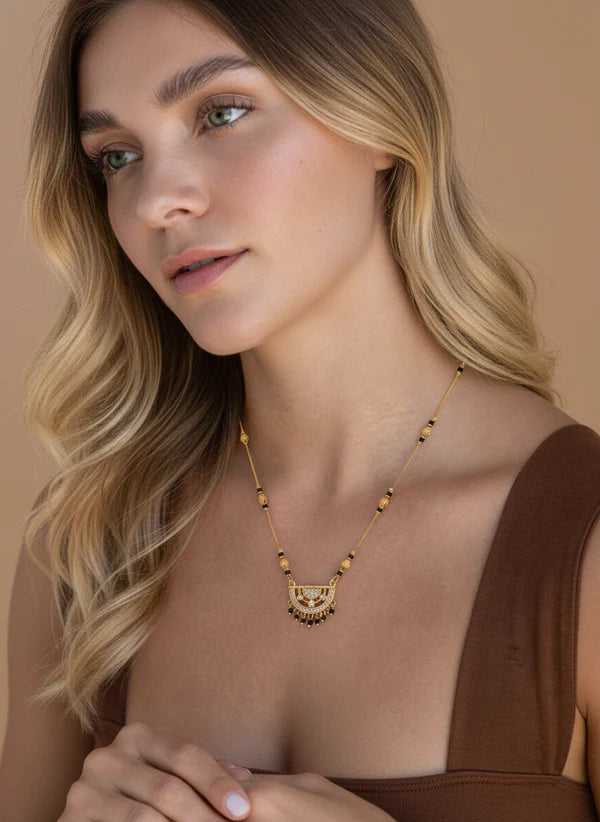 Roshika Gold Plated Mangalsutra