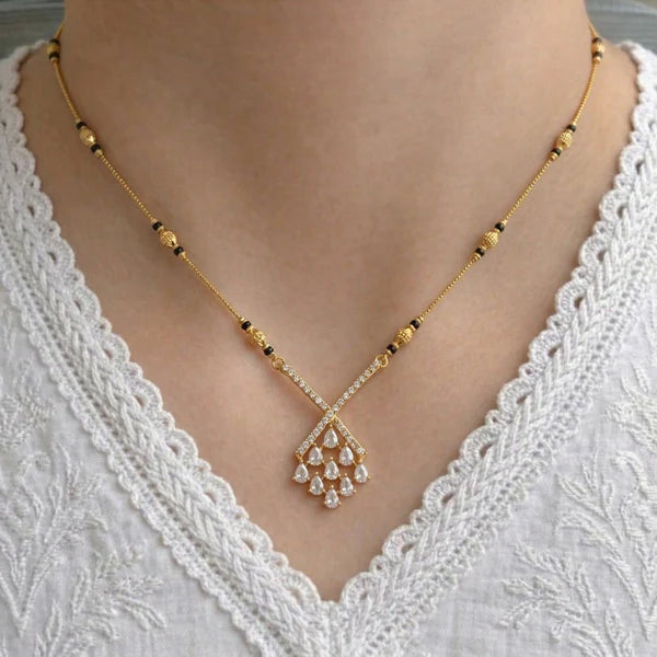 Shreya Gold Plated Mangalsutra