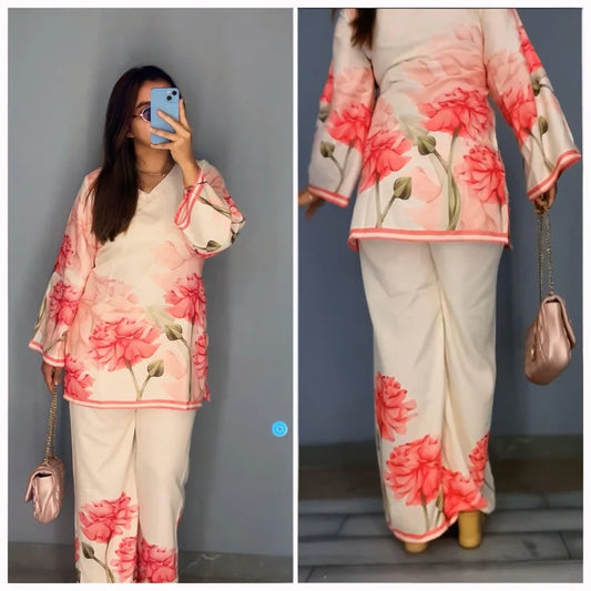 Peach Petals - Imported Rayon