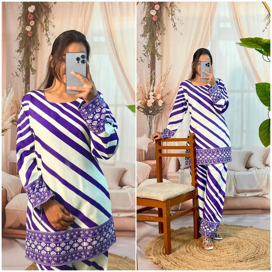 Royal Stripes - Imported Rayon