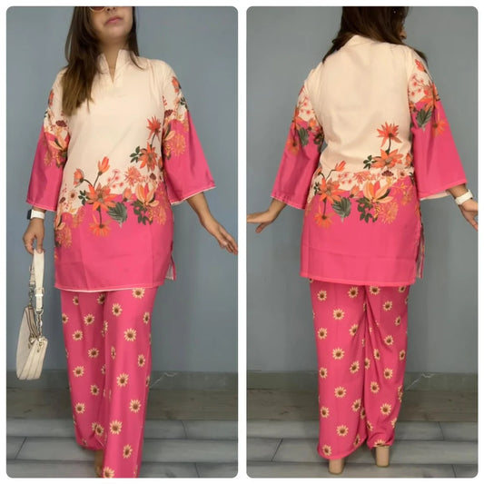 Rosy Petal Luxe - Japanese crepe