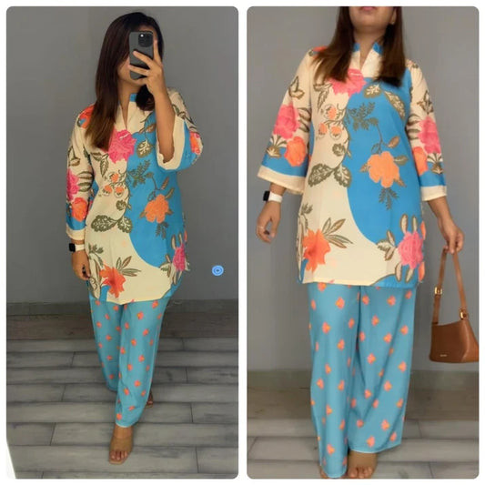 Blue Garden Luxe - Japanese crepe