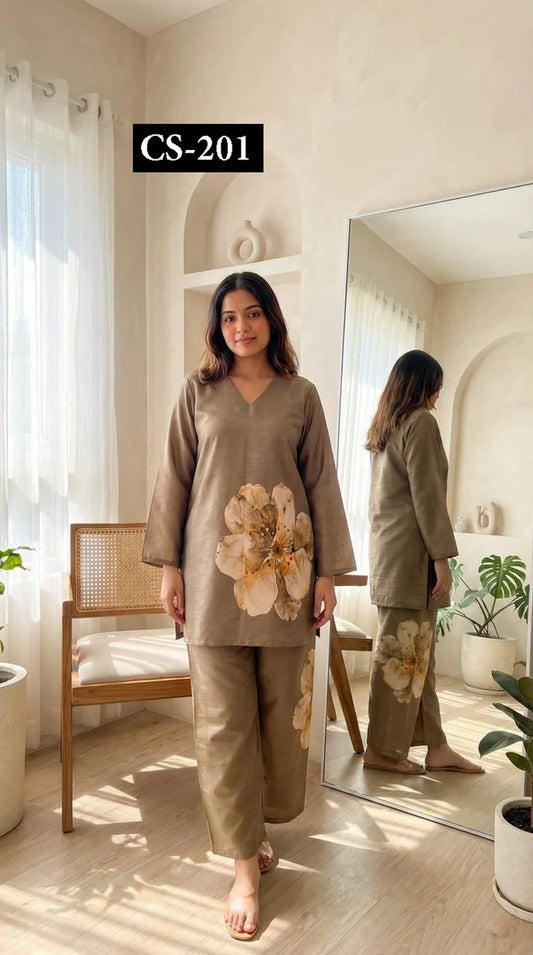 Mocha Bloom - Imported Rayon