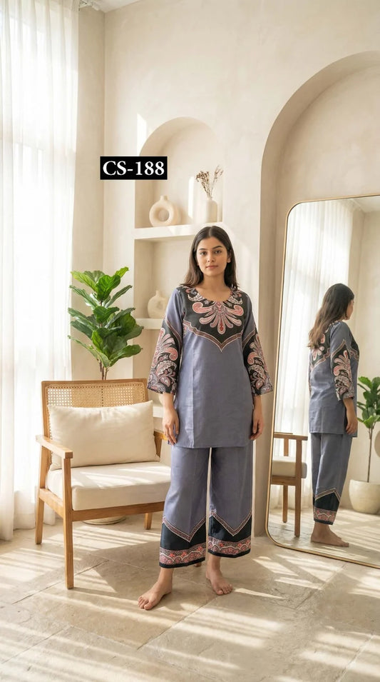 Smoky Mauve Regal - Imported Rayon
