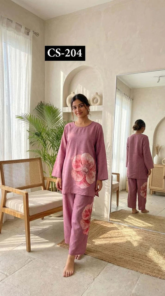 Dusty Rose Bloom - Imported Rayon