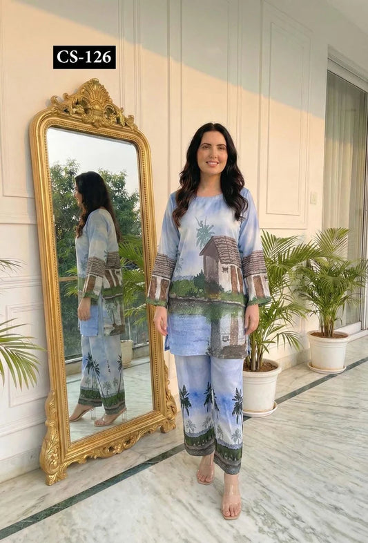 Sky Village Scenic - Imported Rayon