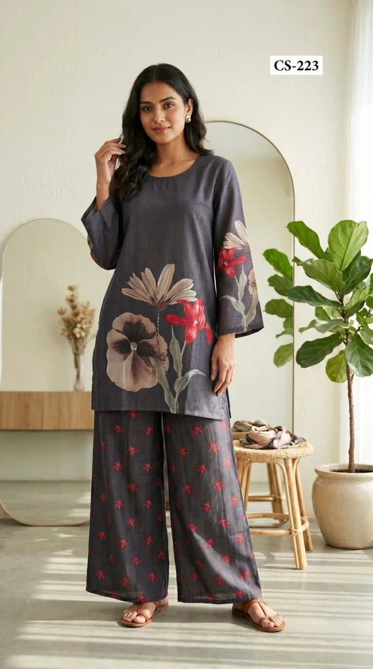REKHA PURE MUSLIN CORDSET