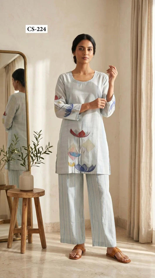DISHA PURE MUSLIN CORDSET