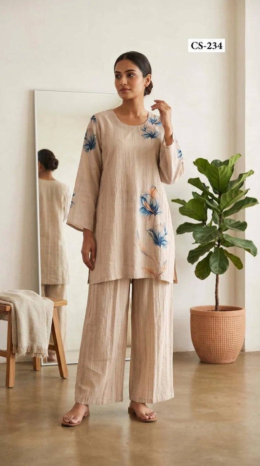 KATRINA PURE MUSLIN CORDSET