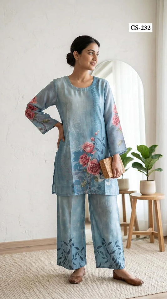 MALAIKA PURE MUSLIN CORDSET