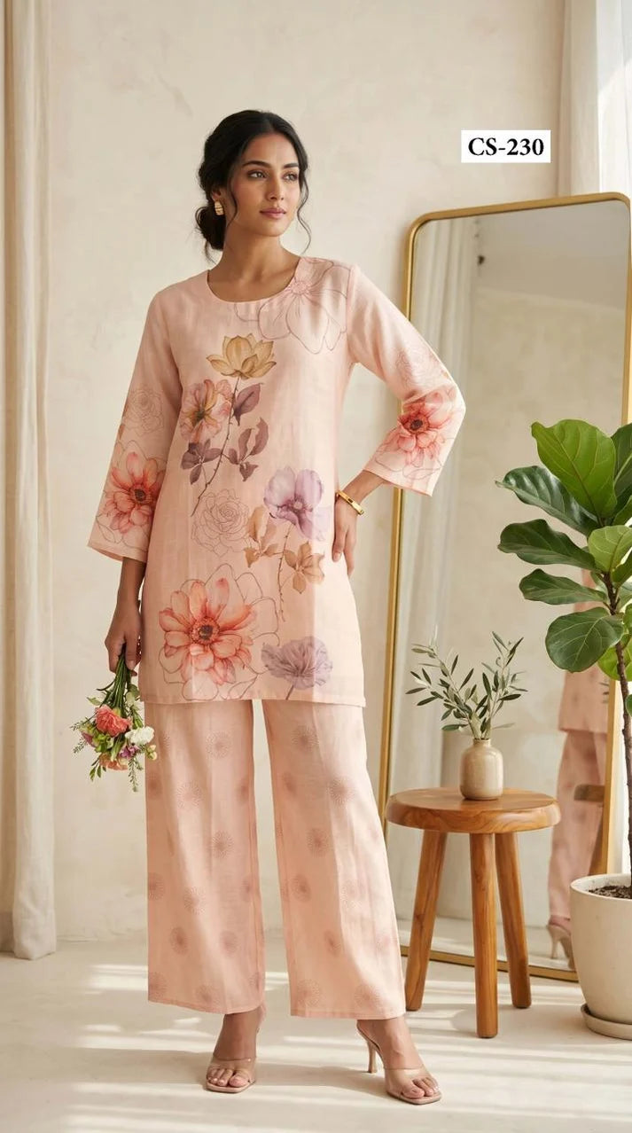 ANUSHKHA PURE MUSLIN CORDSET