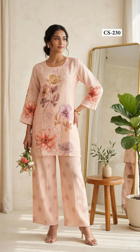 ANUSHKHA PURE MUSLIN CORDSET