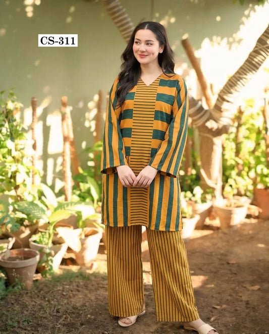 Isha Stripe Co-ord IMPORTED RAYON