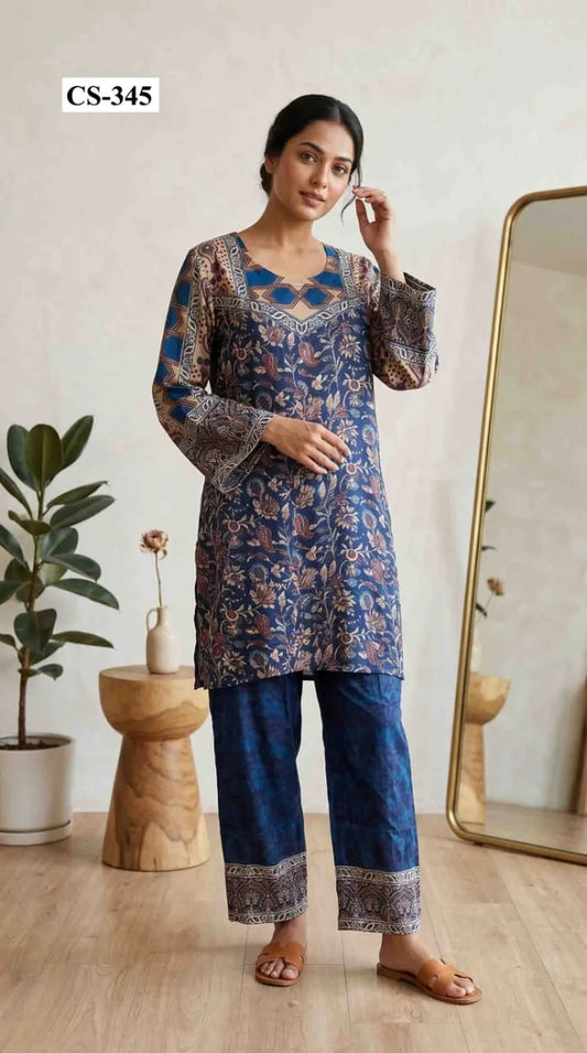 Bluehaven Bloom Coord Set- Japanese crepe