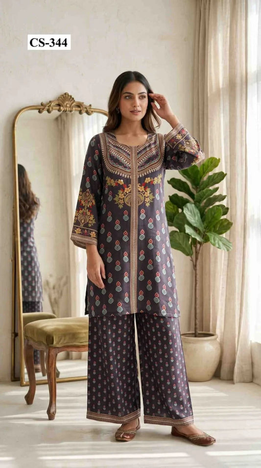 Ashwood Charm Coord Set- Japanese crepe