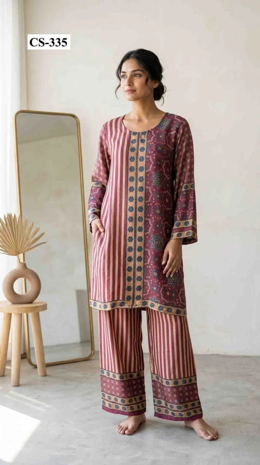 Rosewood Legacy Coord Set- Japanese crepe
