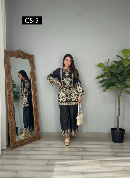 Noor Black - Imported Rayon