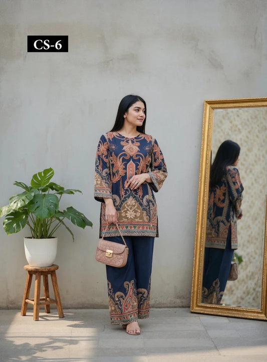 Indigo Paisley - Imported Rayon