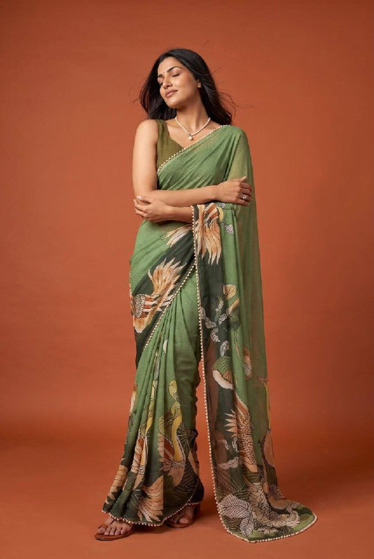 Premium designer Soft  Georgette sarees