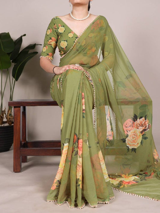 Premium designer Soft  Georgette sarees