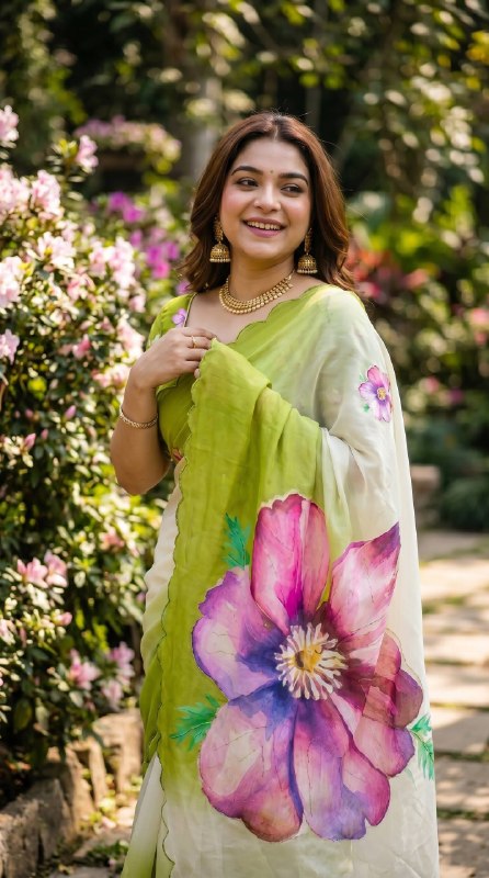 Soft pure Georgette handwork sarees