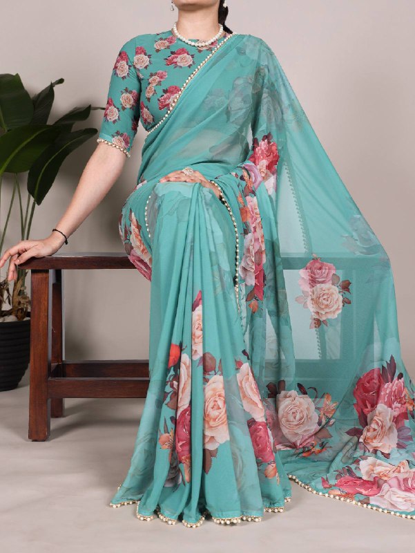 Premium designer Soft  Georgette sarees