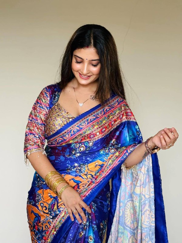launching New Designer Soft Chinnon saree