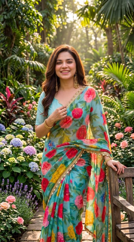 Premium designer Soft pure Georgette handwork sarees