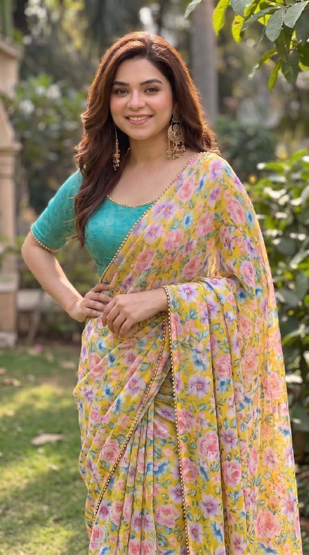Premium designer Soft  Georgette saree