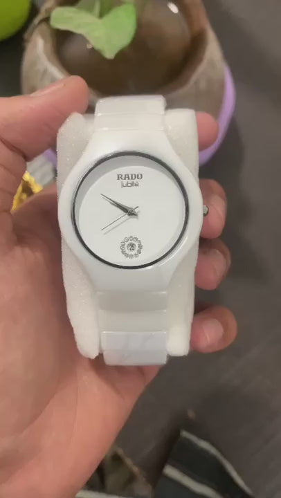 Rado White Dial Ceramic For Men's Watch